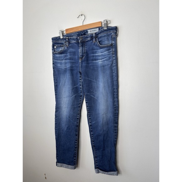 Adriano Goldschmied The Stilt Roll Up Cigarette Roll Up AG-ED Denim Size 32 - Picture 2 of 10